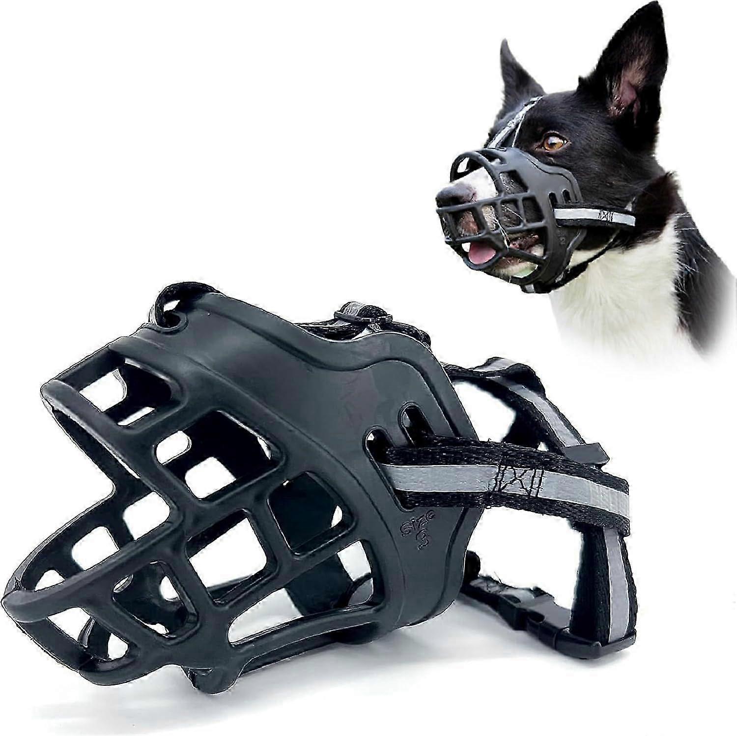 Adjustable Rubber Basket Muzzle