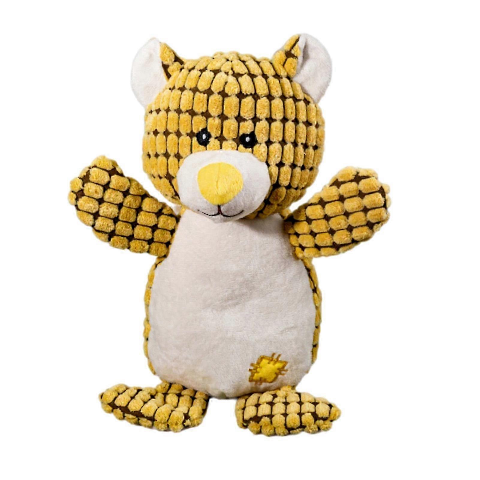 Bear Shape Soft Chew Toy With Sound