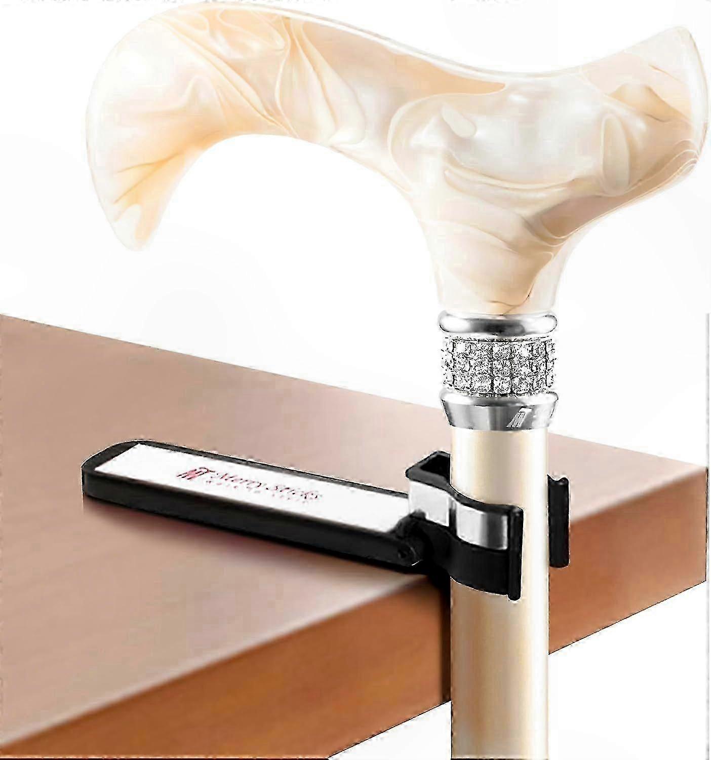 Reflective Walking Stick Holder Clip for Tables, Smart Cane Accessory