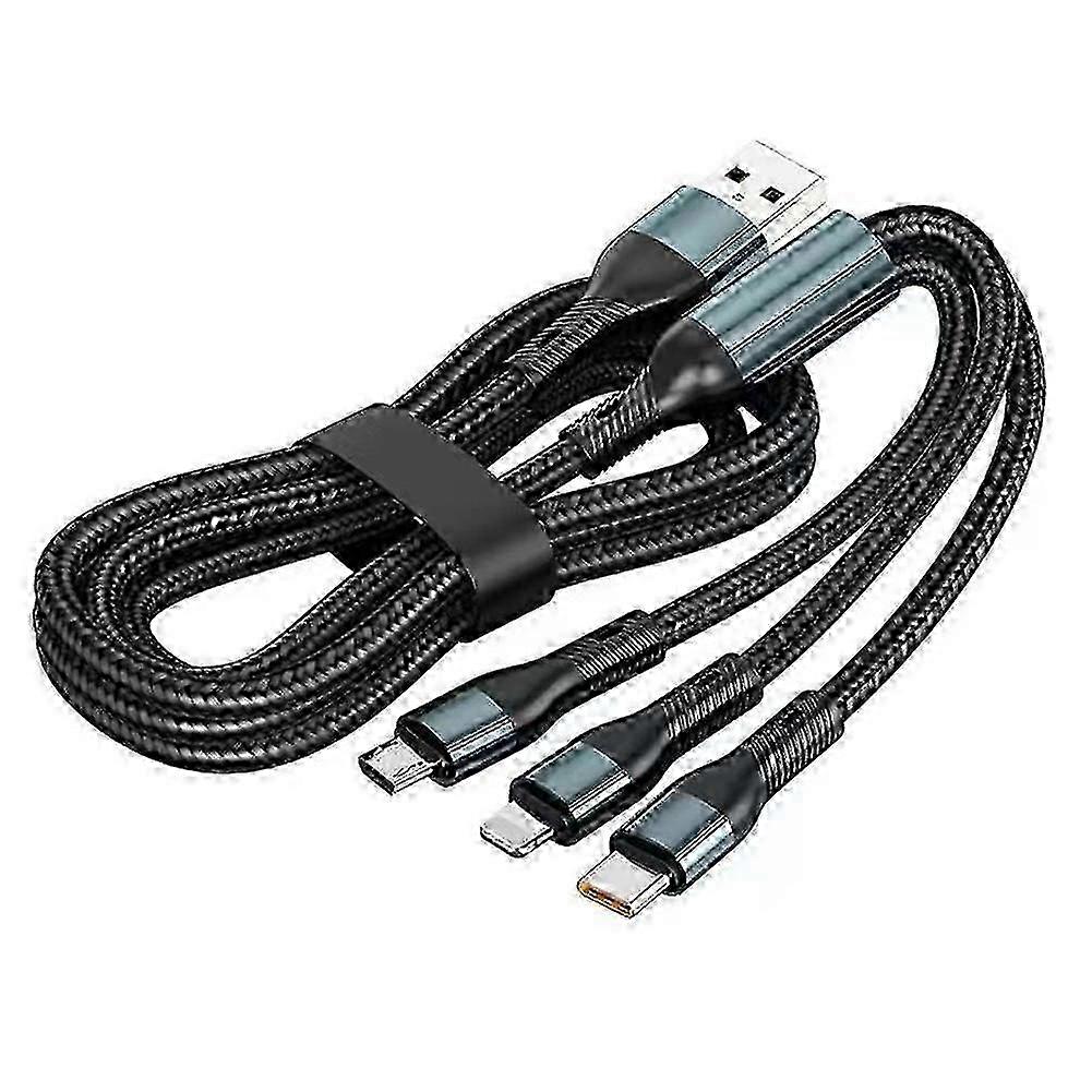 3-in-1 Carbon Braided Fast Cable