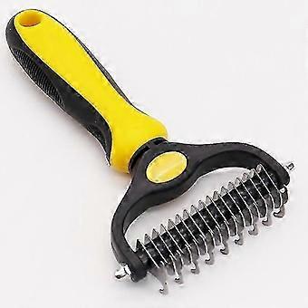Double-Sided Dematting And Shedding Brush