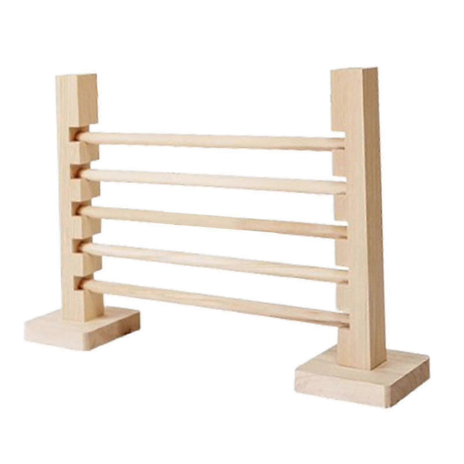 Stable Adjustable Wooden Rabbit Hurdle