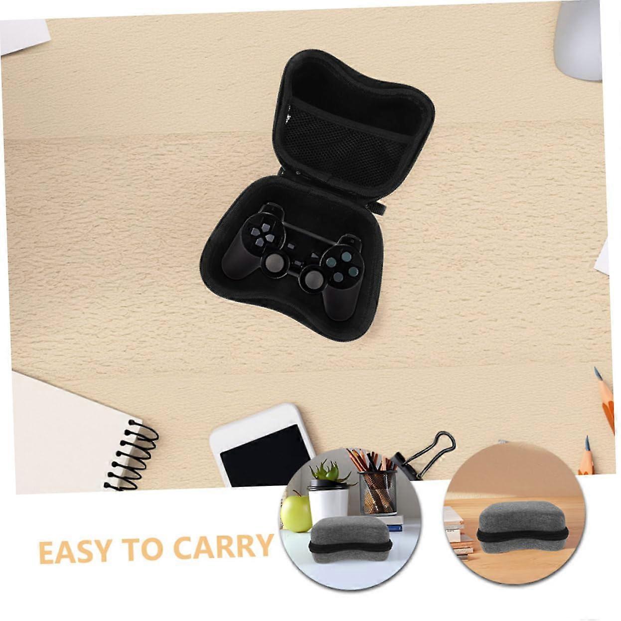 2pcs Controller Carrying Case Set, Compact Travel Organizer Bag for Secure Storage