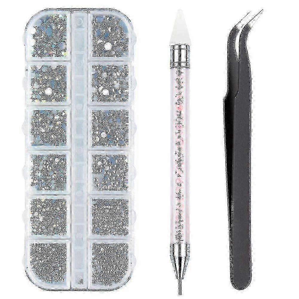 3000pc AB Clear Rhinestones Craft Set
