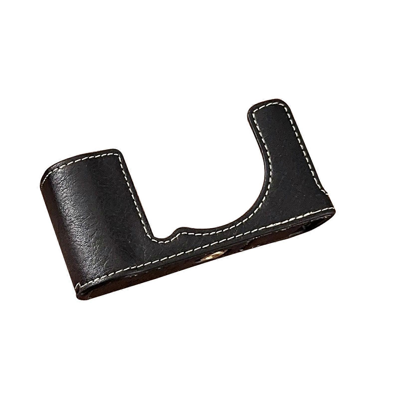 Retro PU Leather Half Camera Case Bag Cover with Shoulder Strap Compatible for   X-E5