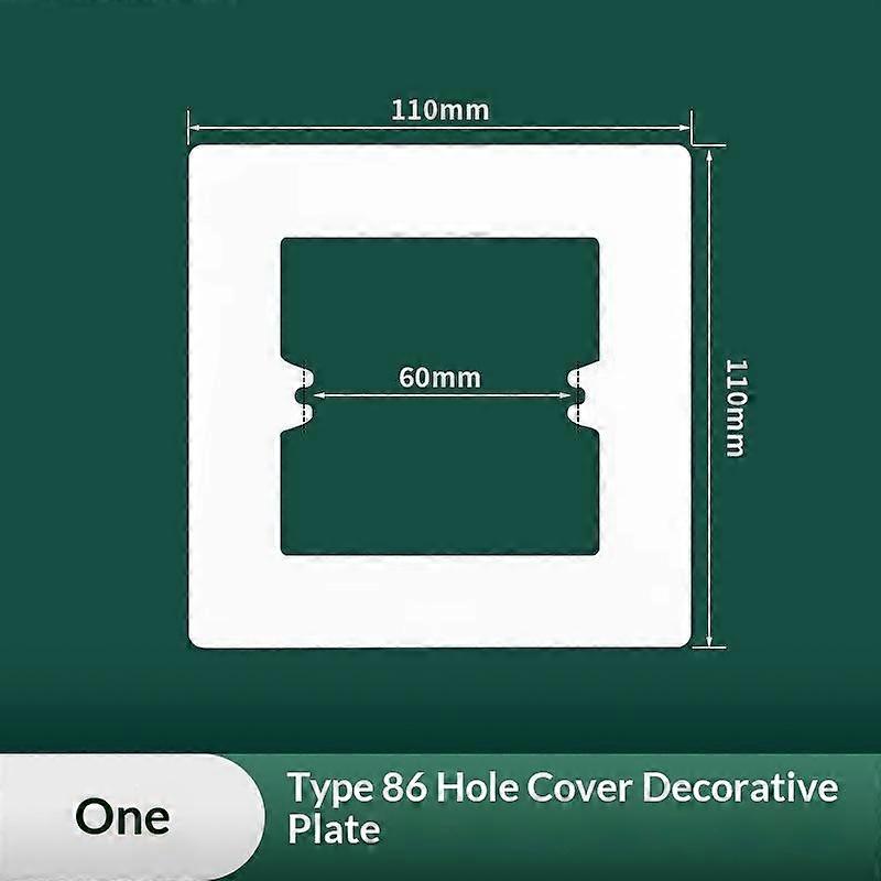 Universal Plastic Switch Panel Cover Easy to Clean Wall Socket Frame for Home Kitchen Use