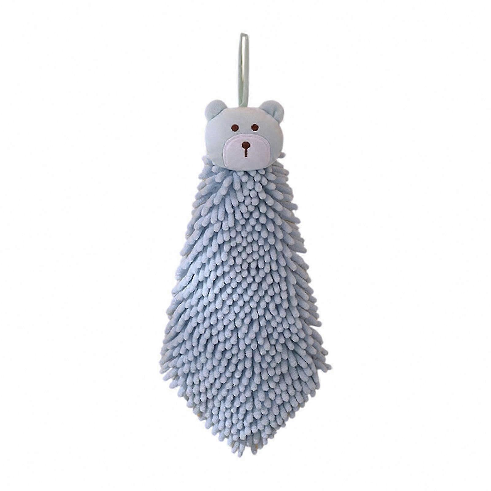 Kitchen & Bathroom Hand Towel  Fast Drying Chenille with Hanging String