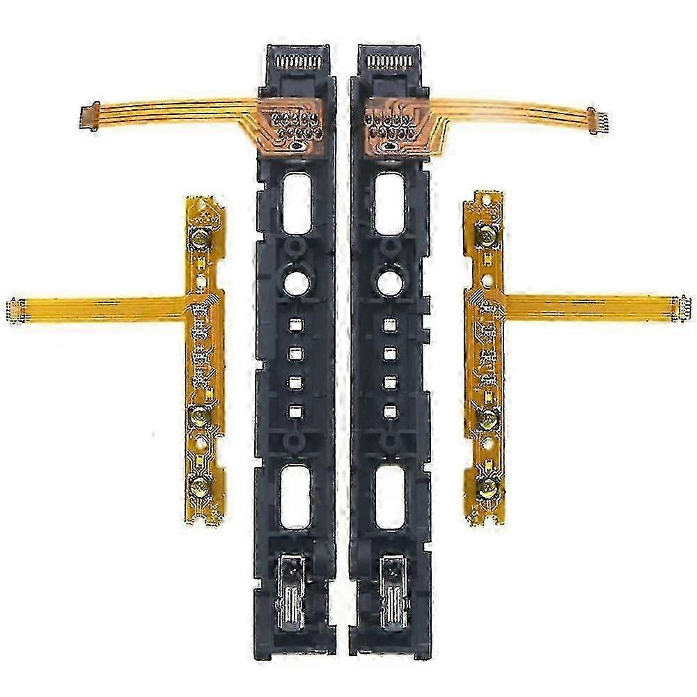 Replacement LR Left Right Slider Rail with SL Flex Cable compatible with Nintend Switch NS JoyCon Controller hwy