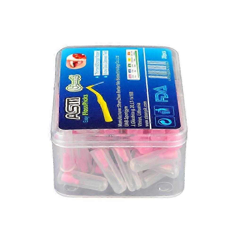 Mint-Fragranced L-Shaped Interdental Brushes
