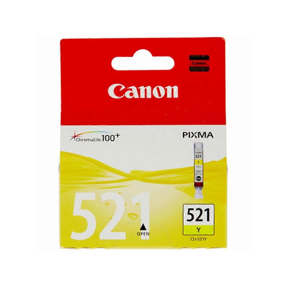 YELLOW CLI521 Pixma Compatible Printer Ink Cartridge Tray Replacement For Canon