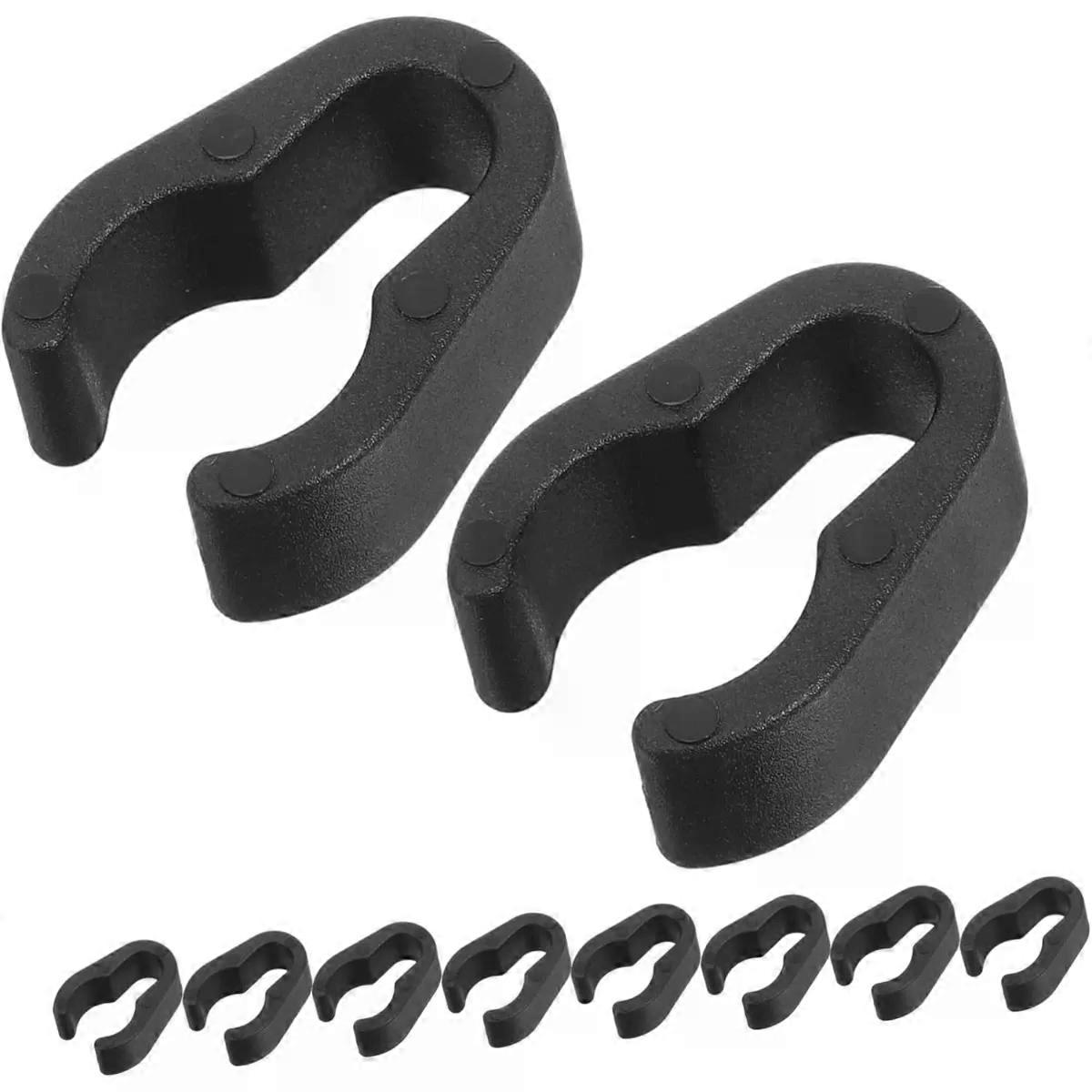 10pcs Plastic Microphone Cable Clamps for Stage Light Stands