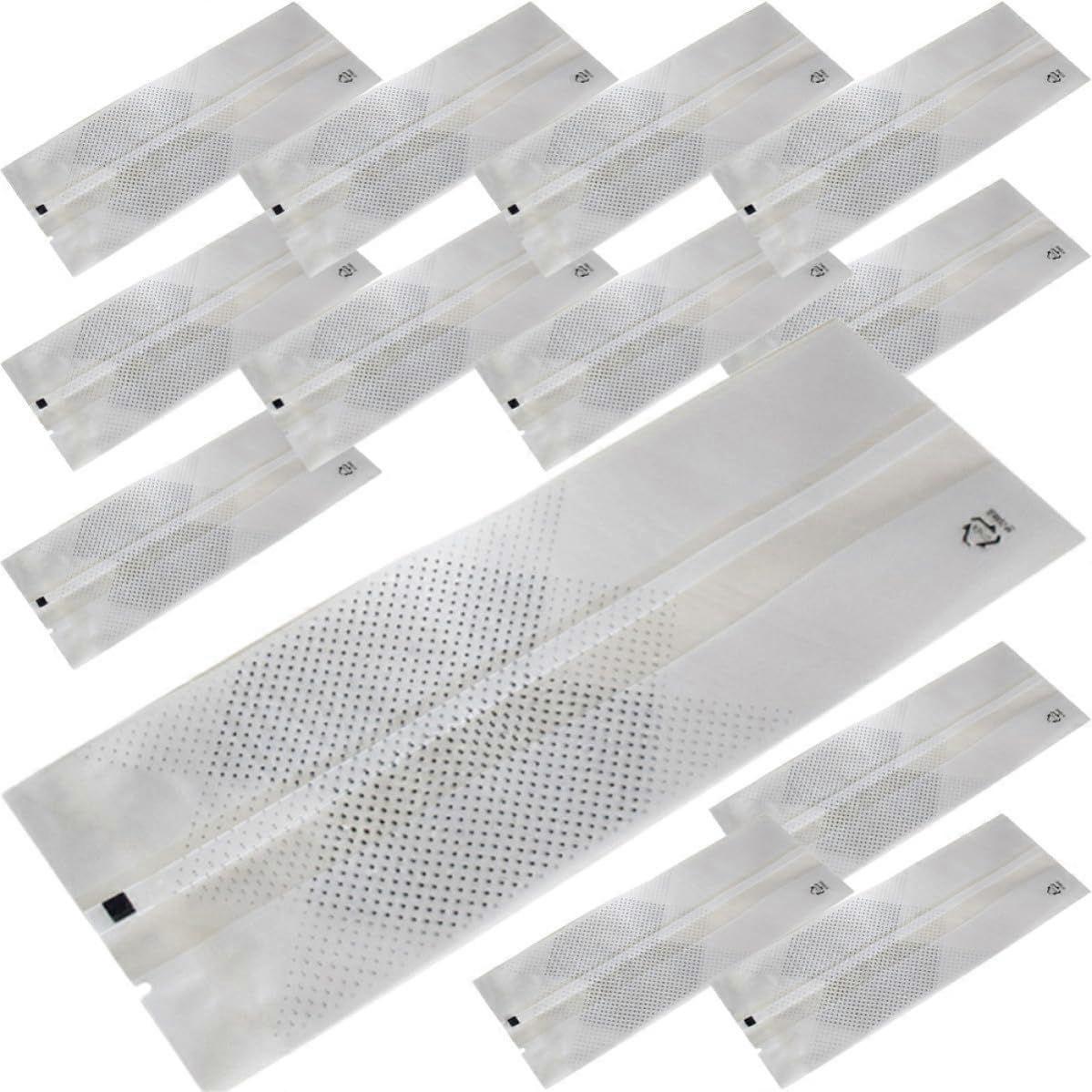 100pcs Plastic Bread Bags White with Black Dots