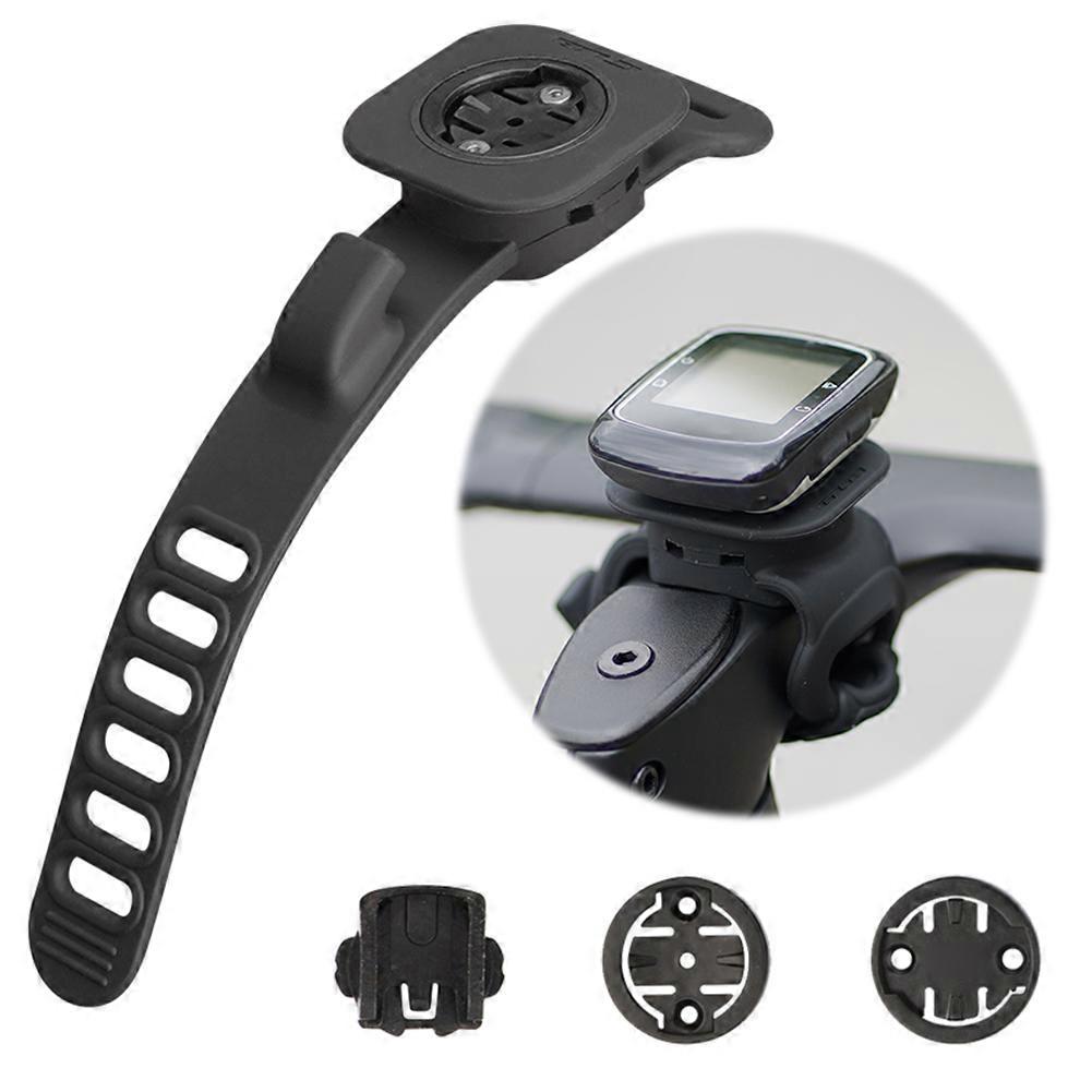 Silicone Bicycle Handlebar Computer Mount Shockproof Cycling Extended Computer Mount Non-slip Multi-Function Cycling Accessories