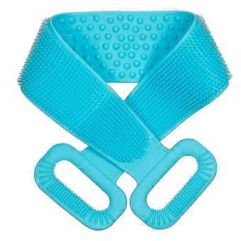 Extra Long 90cm/36inch Silicone Back Scrubber For Shower, Double Sided Bath Body Scrubber, Deep Clean Exfoliating Improve Back Acne, E_hsub core