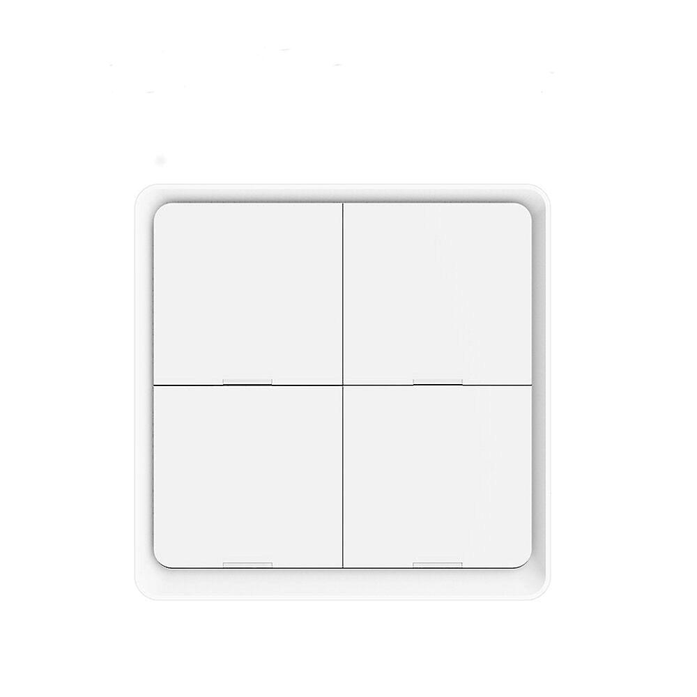 Wireless 12 Scene Switch Push Button 4 Gang Controller Battery Powered Automation Scenario For Tuya Devices