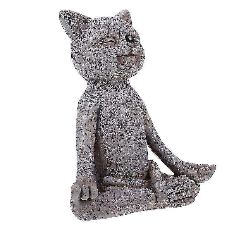11X8cm Grey Posters, Prints, & Visual Artwork 1pc Exquisite Cat Desktop Adornment Resin Craft Cat Fi