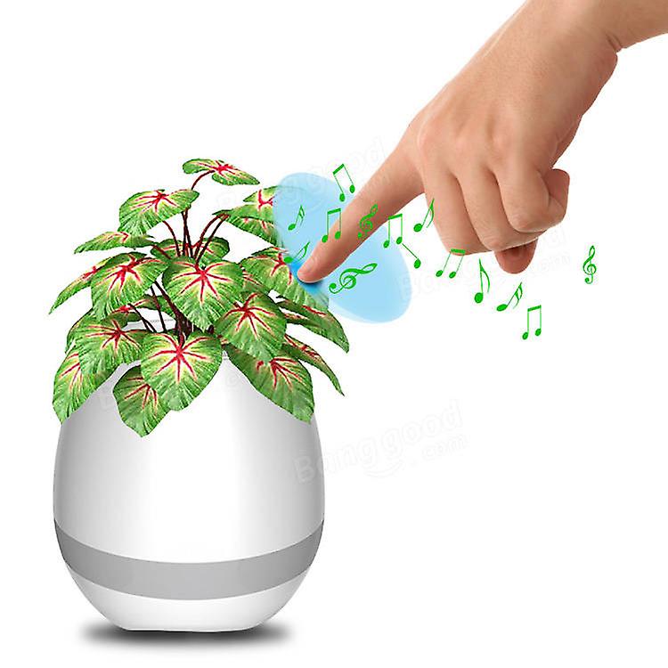 Bluetooth Music Flower Pot With Electrostatic Induction And Night Light