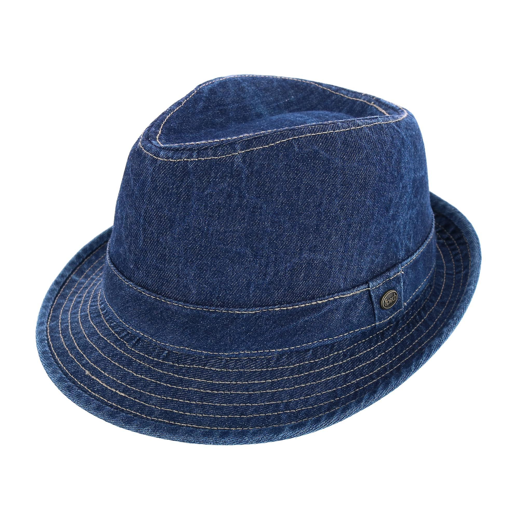 Epoch Hats Company Cotton Denim Fedora Hat (Men)