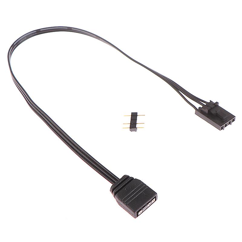 1pcs For Corsair Rgb To Standard Argb 3-pin 5v 25cm Adapter Connector