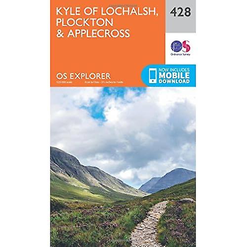 OS Explorer kart (428) Kyle Lochalsh, Plockton og Carnforth