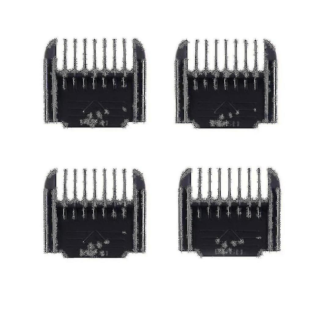 Electric Clipper Accessories,4pcs Cut Clipper Limit Comb Guide Attachment Size Barber Replacement(3