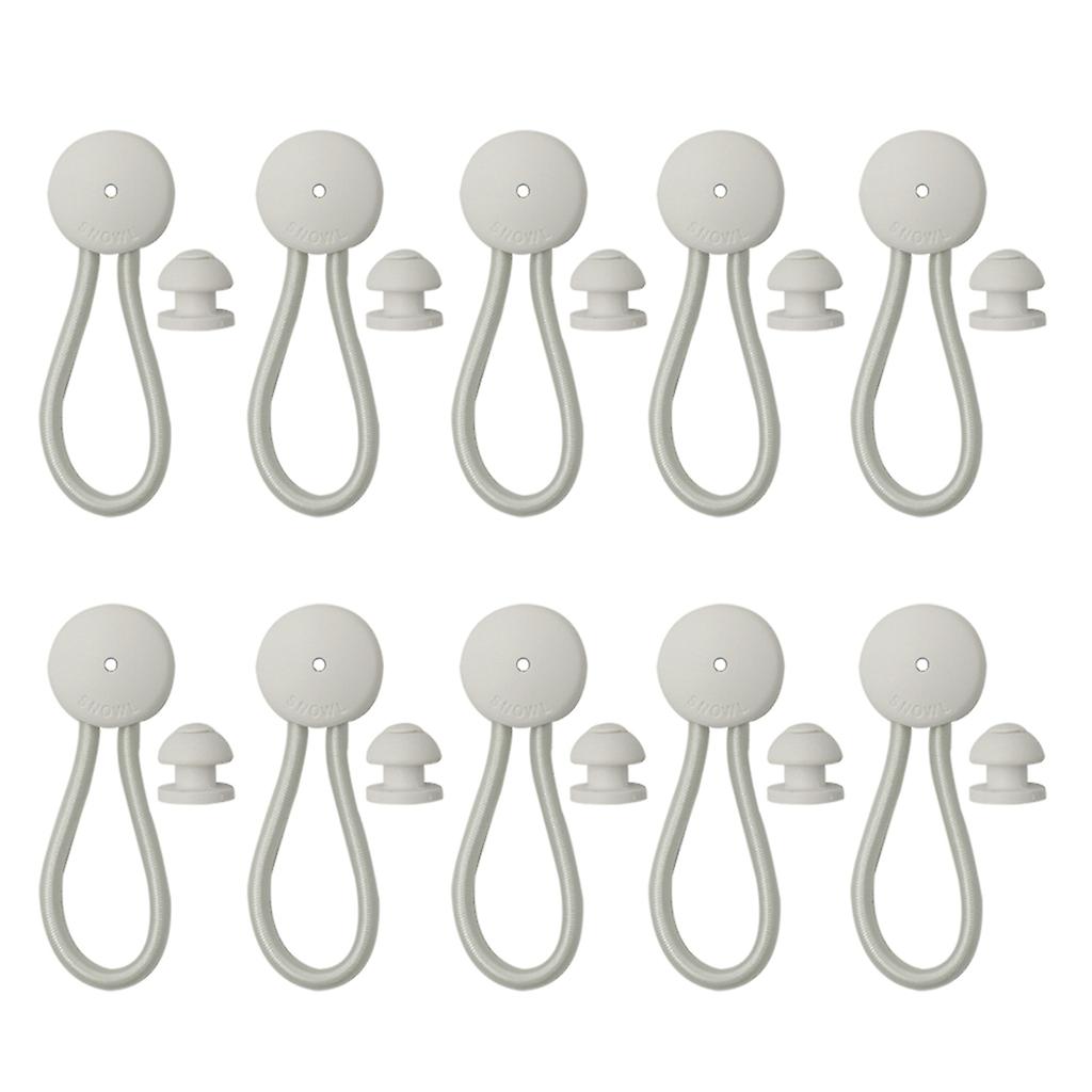 Mini cordon de choc et attache pour housses en toile 10 pack assez de longueur pour l’utilisation