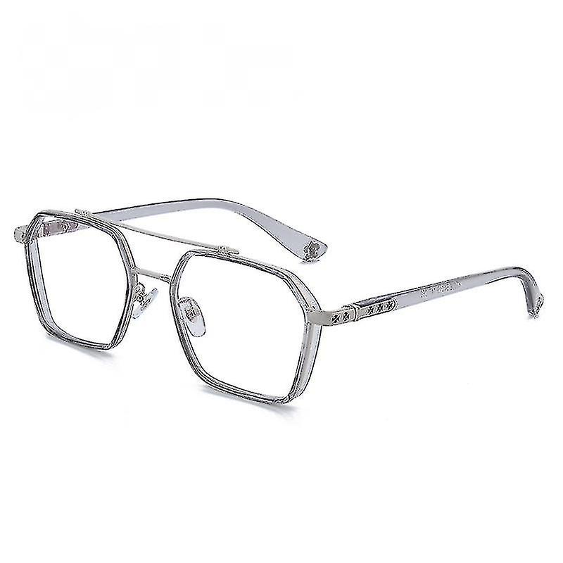 Blue Light Blocking Glasses, Anti Eye Strain Headaches, Retro Round Lightweight