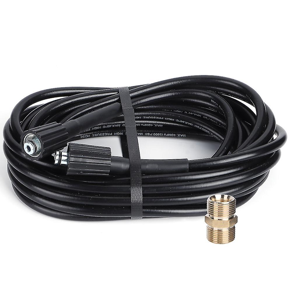 Extension Hose 10m/32.8ft M22 Female Thread Extension Hose with Male Adapter for High Pressure Cleaning