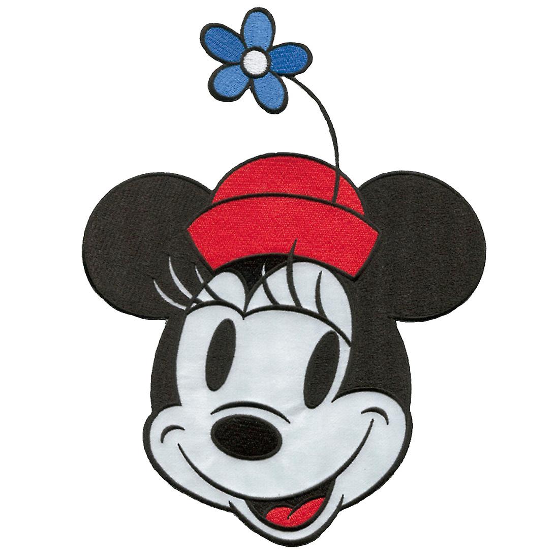 Patch - Mickey Mouse 90 Years XL 03 Minnie Nineties Special Edition Disney - black - 18.0 x 23.0 cm - Iron-on patches
