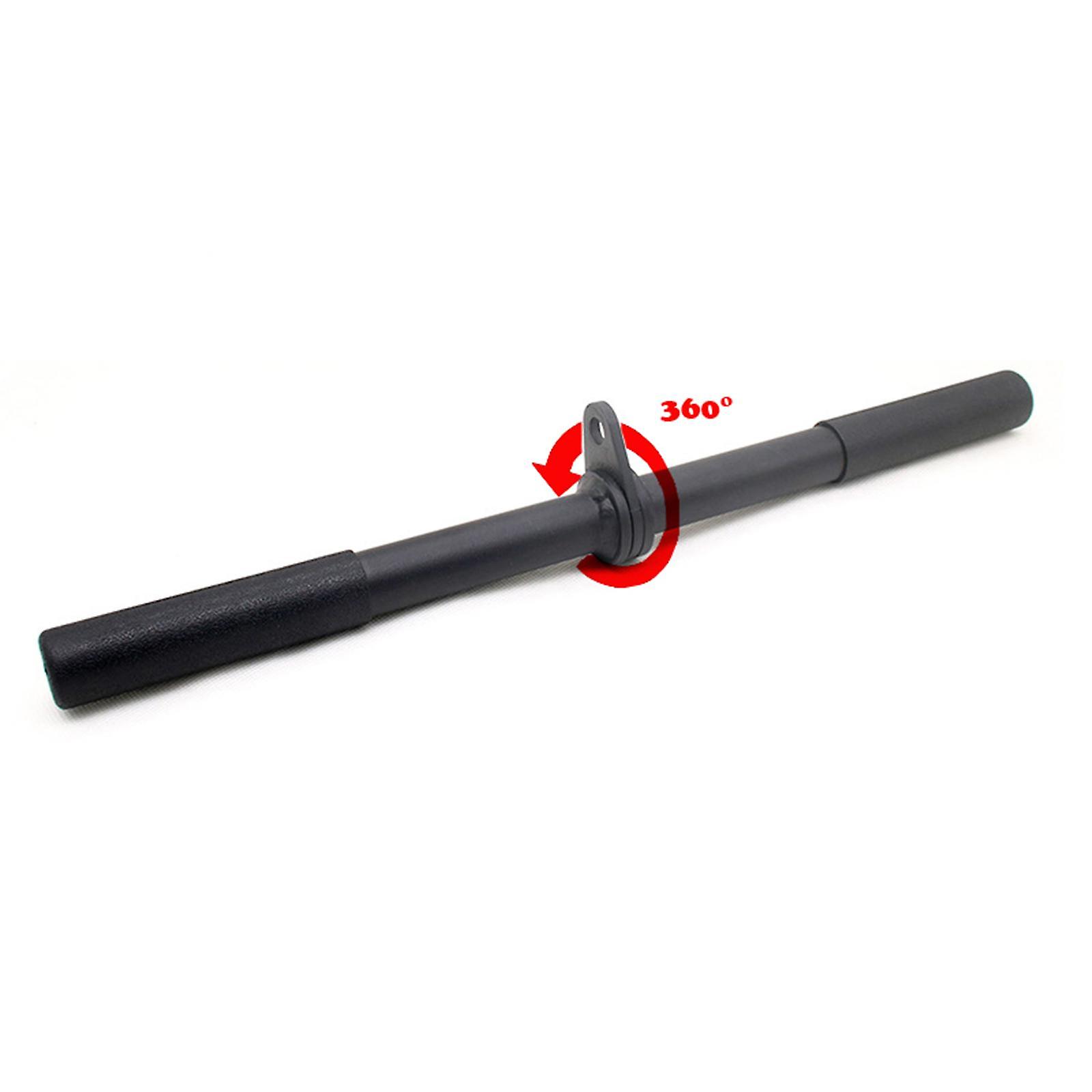 Dickly Barre Droite Pivotante Multi-Gym - Longueur 42 Cm - Prise Antidérapante - Acier Carbone - Pour Triceps Et Biceps