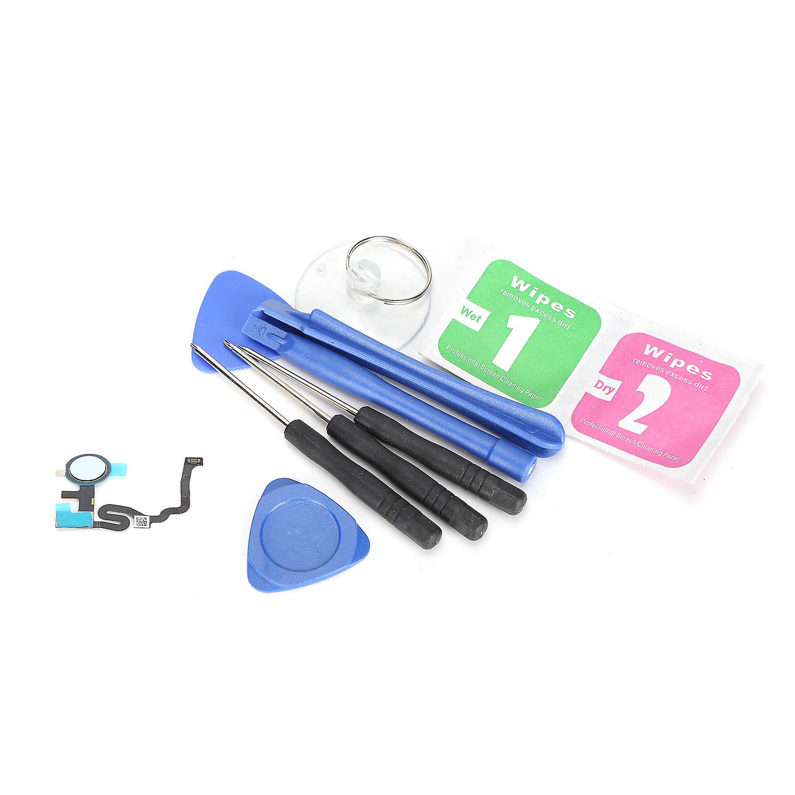 PCB Home Button Flex Cable with Fingerprint Sensor for Pixel 4A Blue