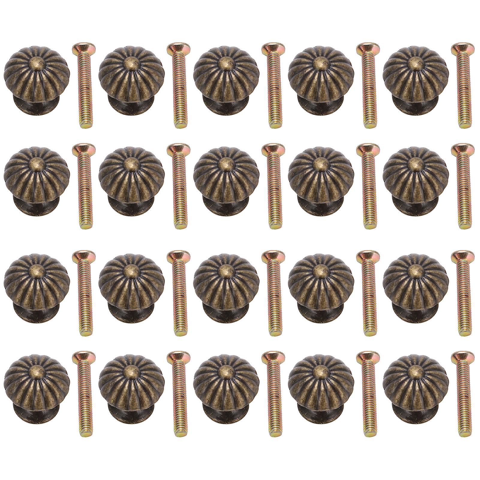 20Pcs Mini Mushroom Knobs - Vintage Shape for Drawers and Jewelry Boxes