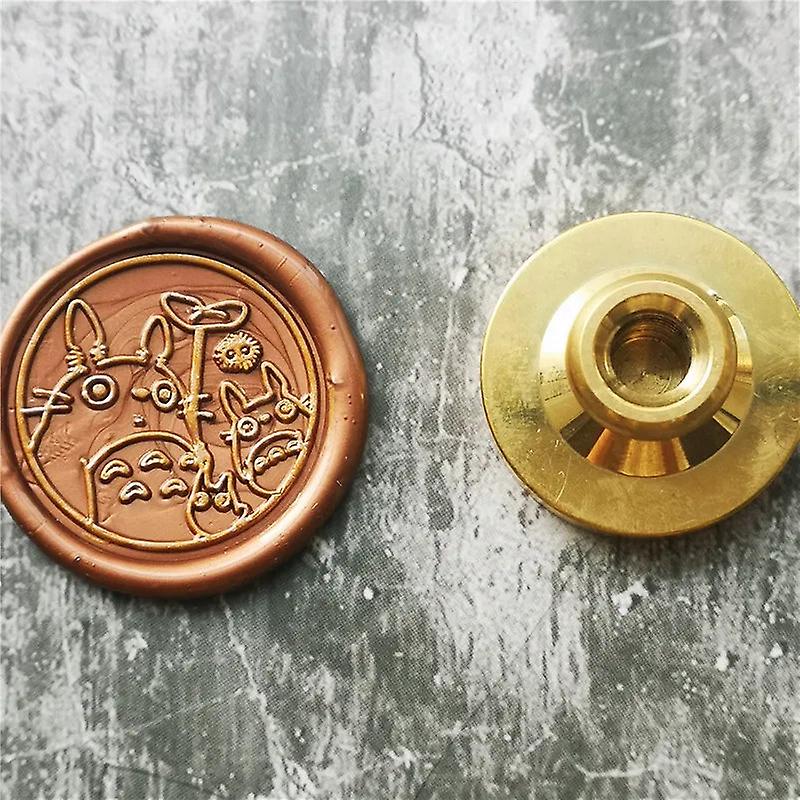 Totoro sigillo cera timbro film ceralacca timbri squisita vernice cera timbro fai da te antico sigillo retrò timbro, personalizzato cera sigillo Ba...