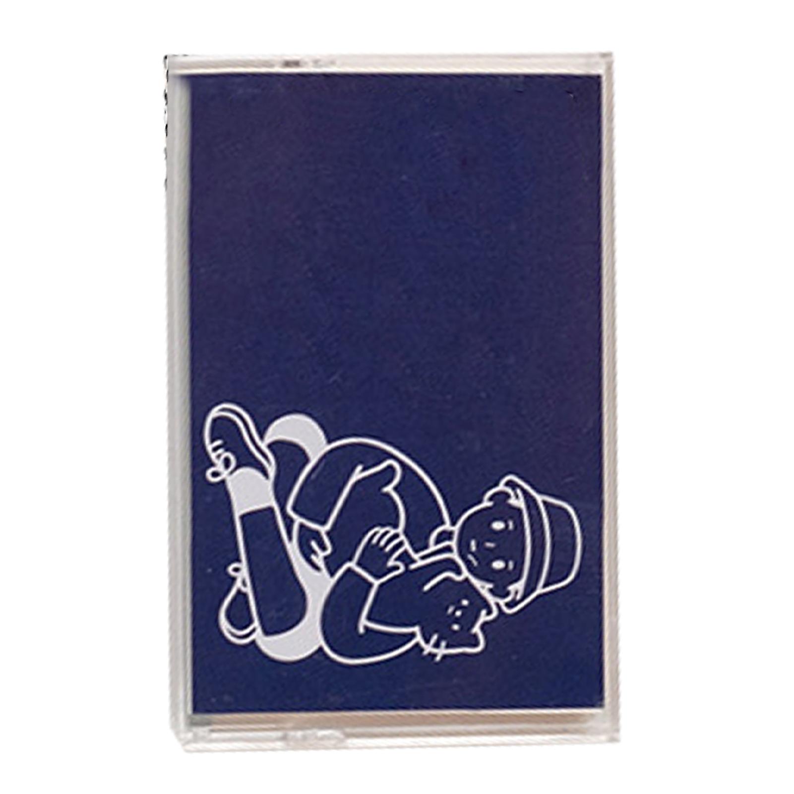 100 Sheets Mini Decorative Memo Paper Thicker Easy to Write Small Note Paper with Plastic Box for Student Take Notes Blue 