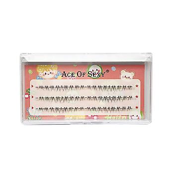 Single Cluster Lower Lashes 3d Lash Thick Volume Long Wispy Lashes For Dating Wedding Choices