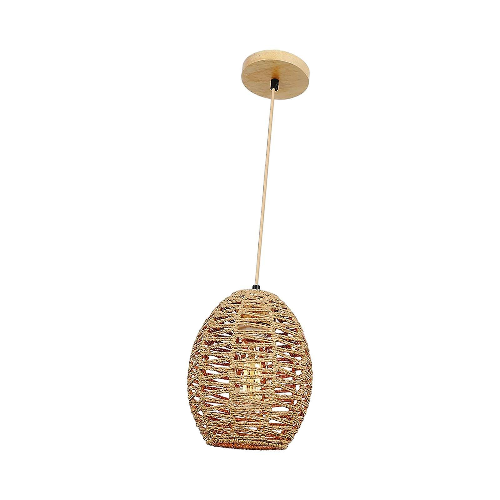Rustic Pendant Light Nursery Adjustable Hanging Lamp for Hotel Dorm Entryway