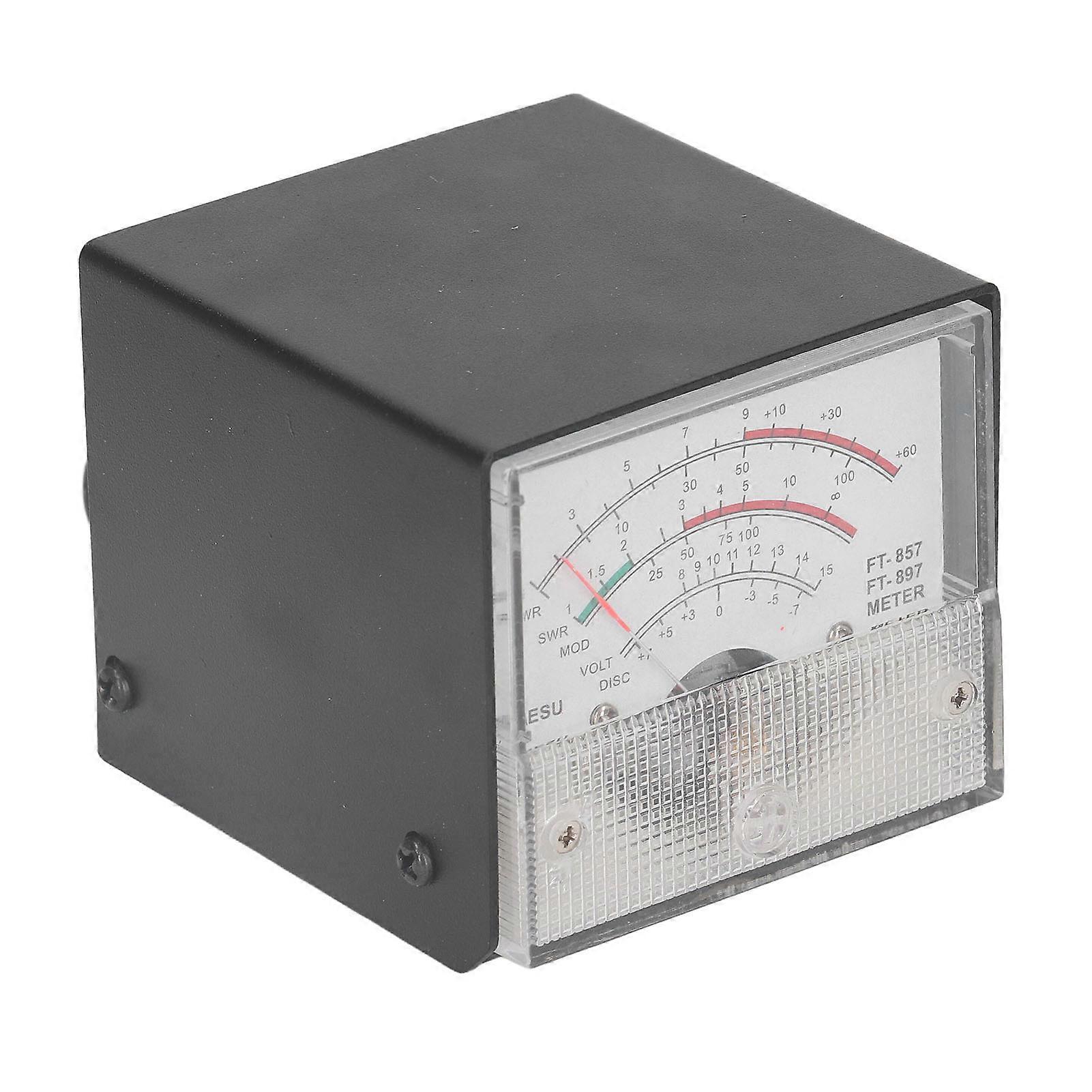 SWR Test Meter Pointer Type Power Detector Standing Wave Ratio Meter for Yaesu FT857 FT897 