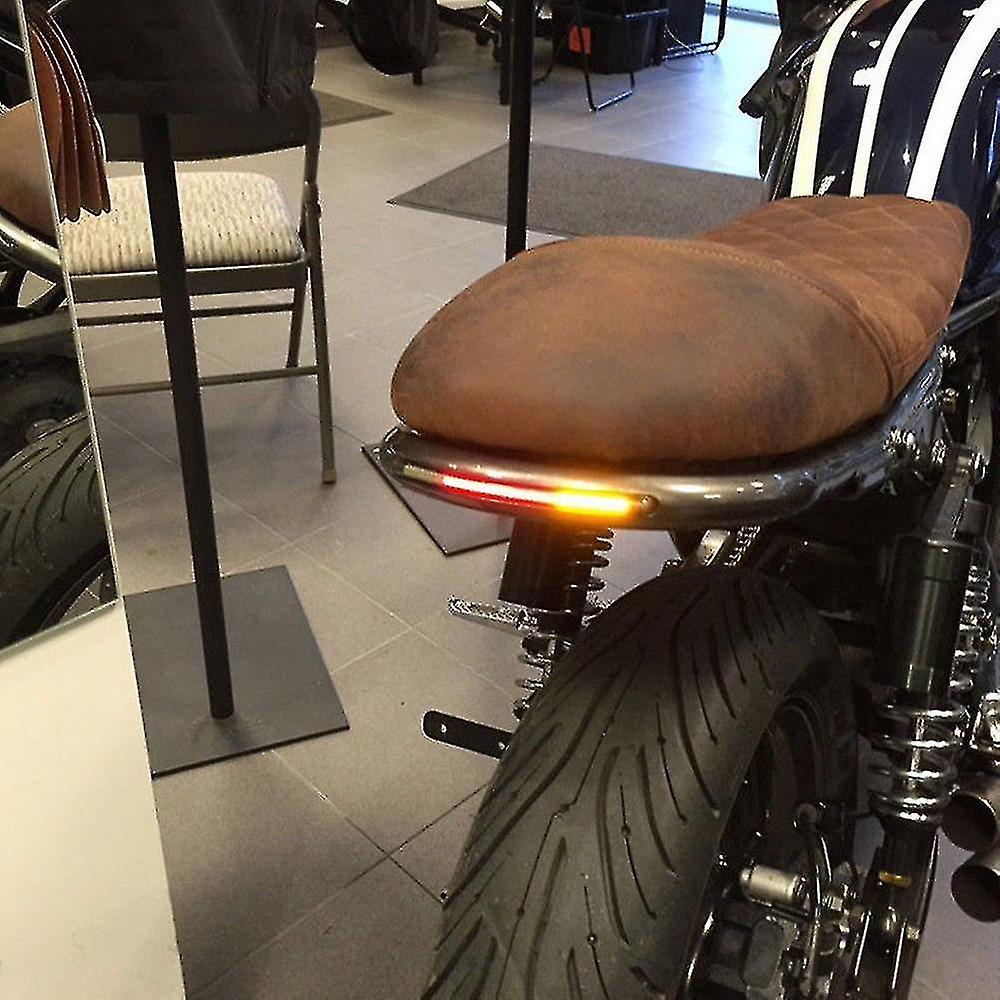 Exquisite Motorcycle Led Scrambler Brake Tail Light Turn Signal For Bobber Cafe Racer 12v