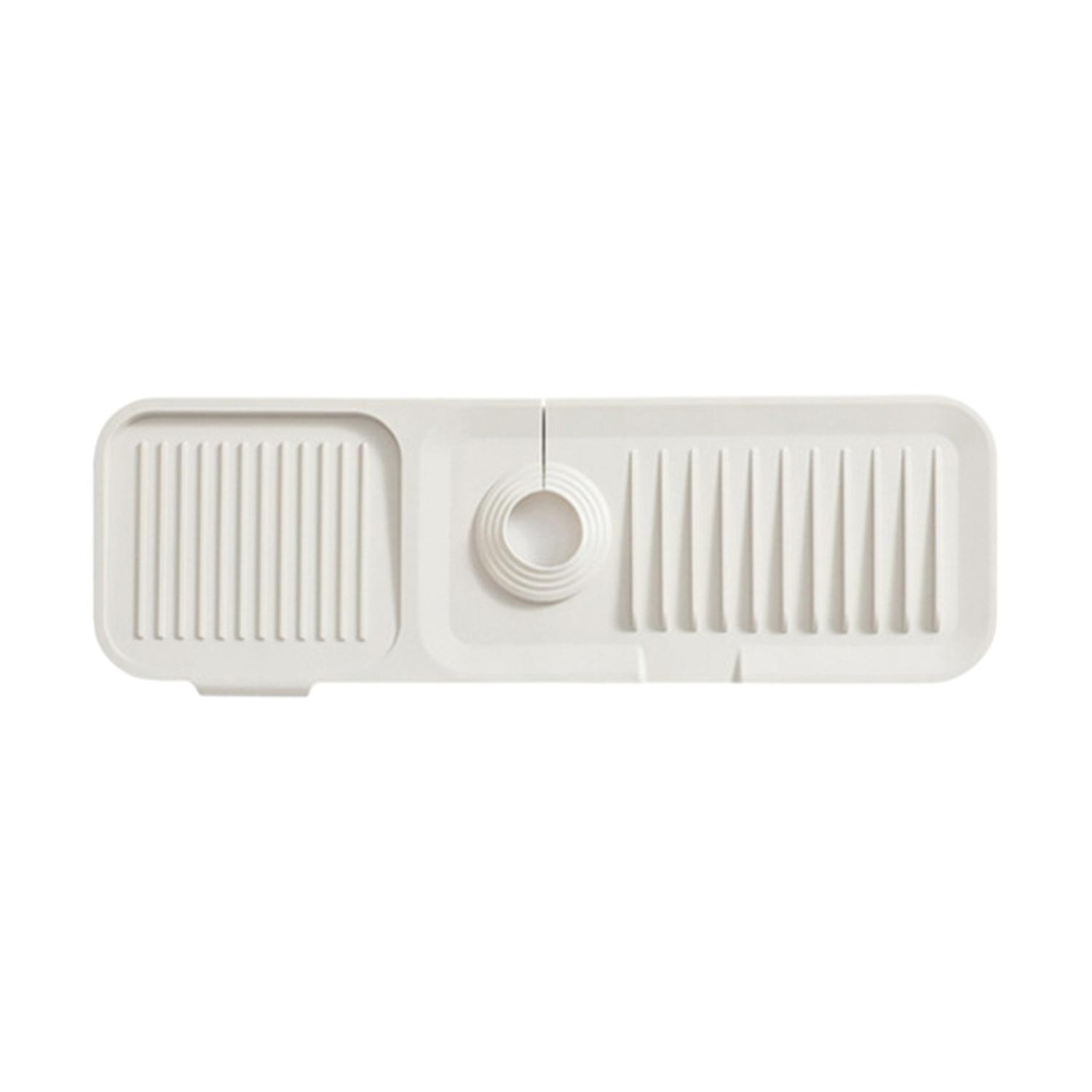 Draining Mat Foldable Silicone Sink Splash Guard Non-Slip Countertop Protector Faucet Draining Pad