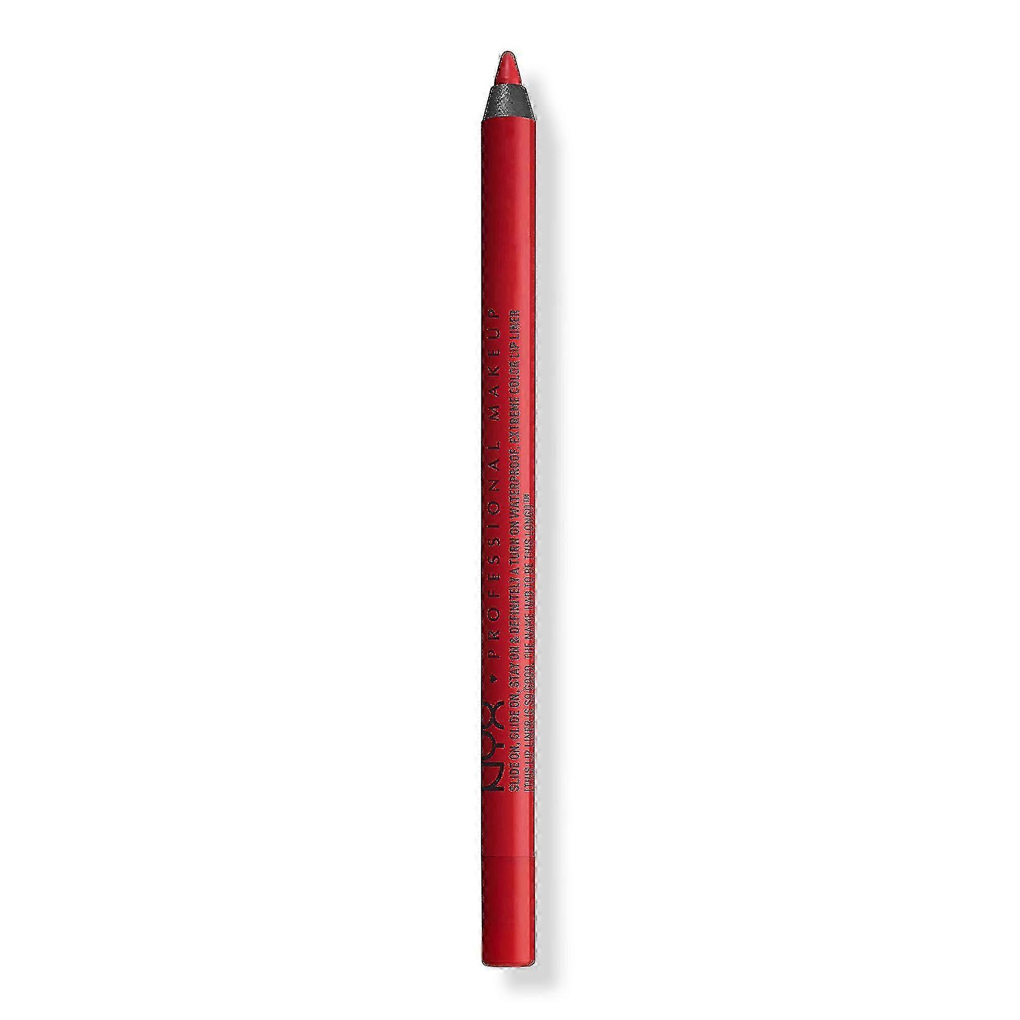 Nyx Professional Makeup Slide On Lip Pencil Waterproof Lip Liner, Red Tape, 0.04 Oz