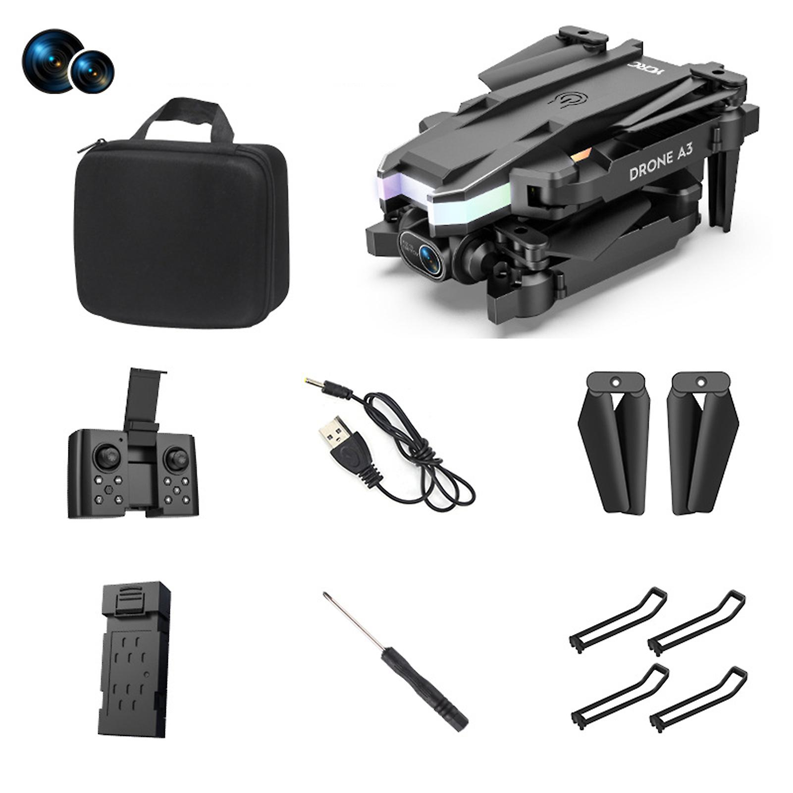 Mini Aerial-Drone with Colorful Lights One Key Take Off/Landing Quadcopters Gift for Friends Family