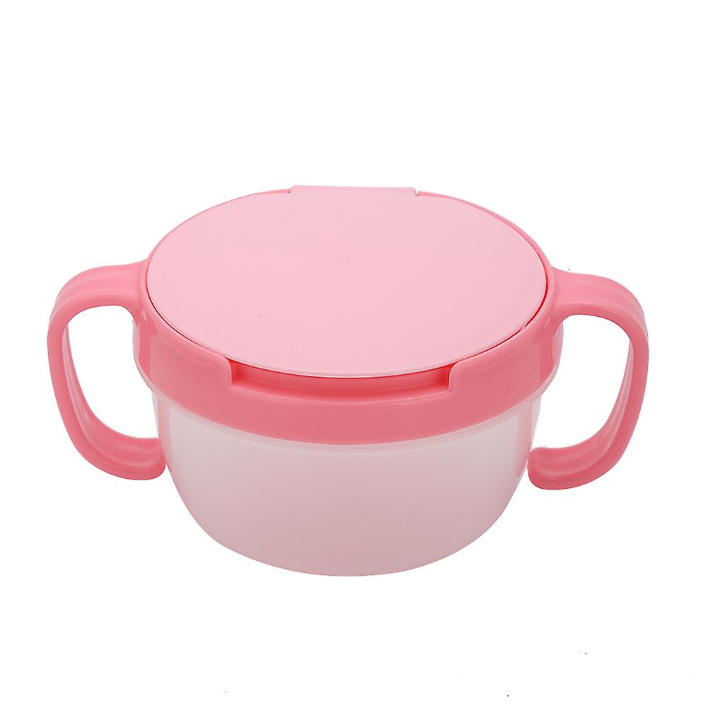 BPA-Free Double Handle Spill-Proof Food Bowl for Kids, Babies & Toddlers (Red)