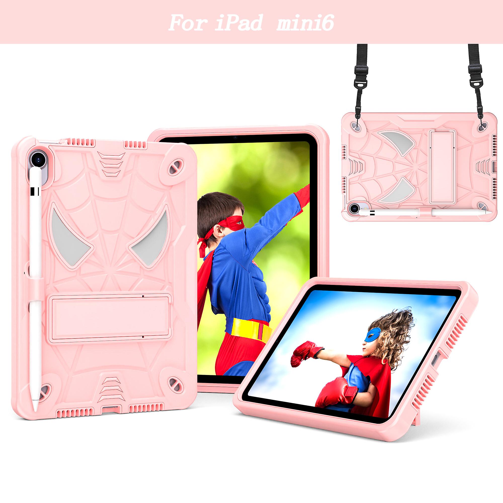 For iPad Mini6 Case with Shoulder Strap and Kickstand