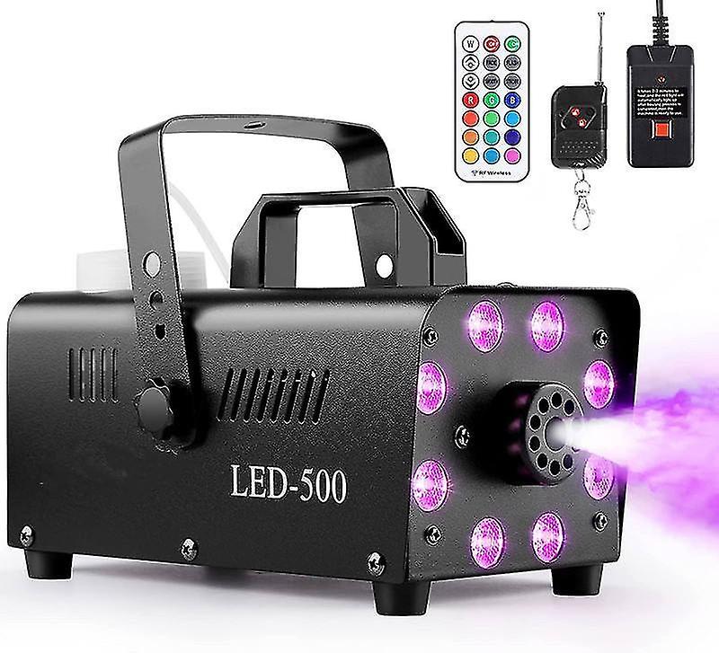 With 13 color LED light effects, 500W and 2000CFM fogger