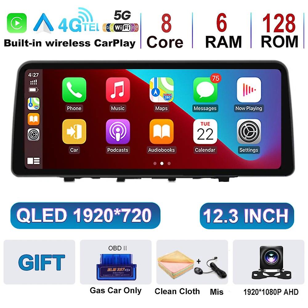 12.3 Inch Andriod 13 For Honda Civic 2015 2016 2017 2018 2019 2020 Car Radio Multimedia Video Player Navigation Carplay Auto