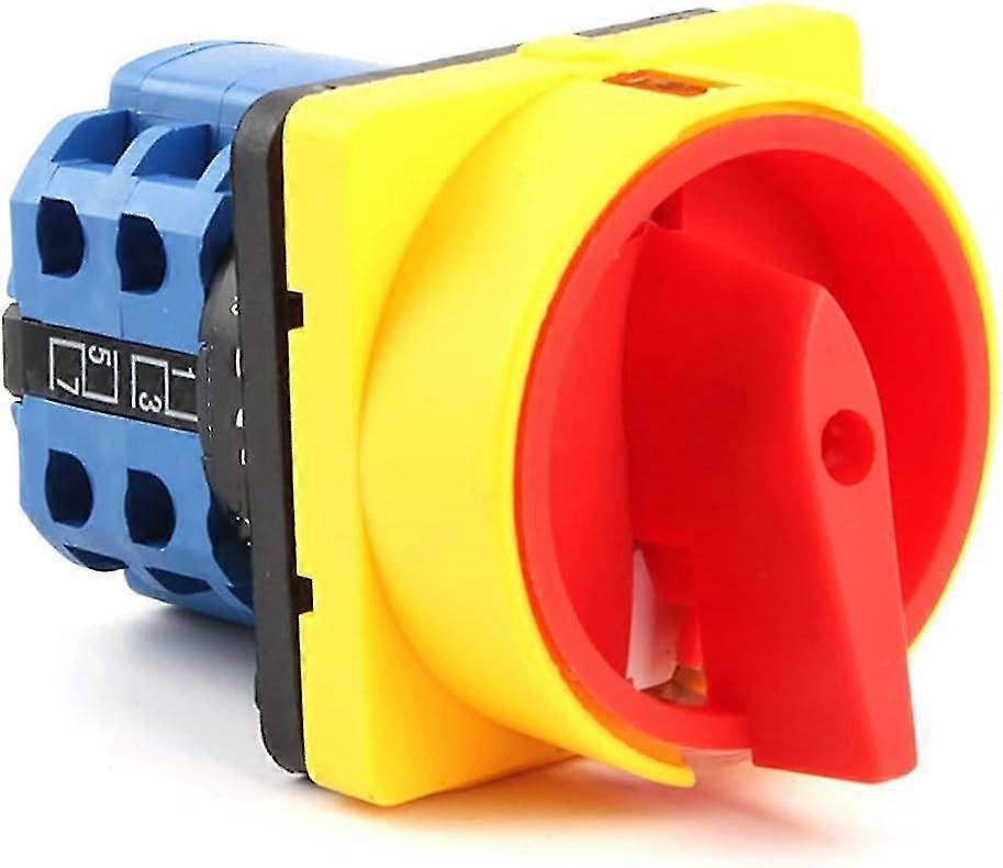 25A Off-ON 4 Poles Disconnect Isolator Switches LW26GS CA10 48X48mm Padlock Cam Switch