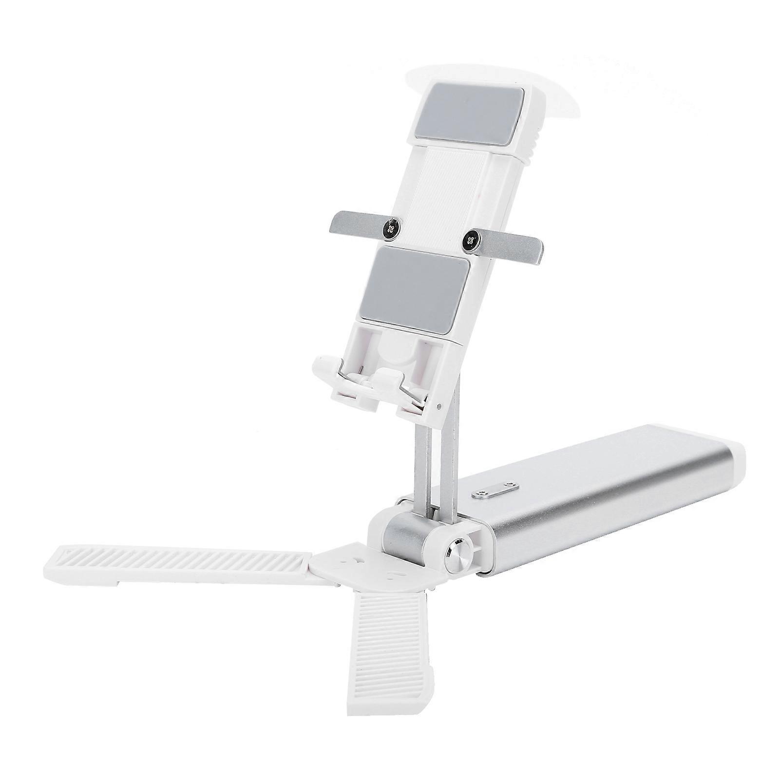 Phone Holder Portable Live Support Desk Tablet PC Bracket Deformable Multifunction StandSilver