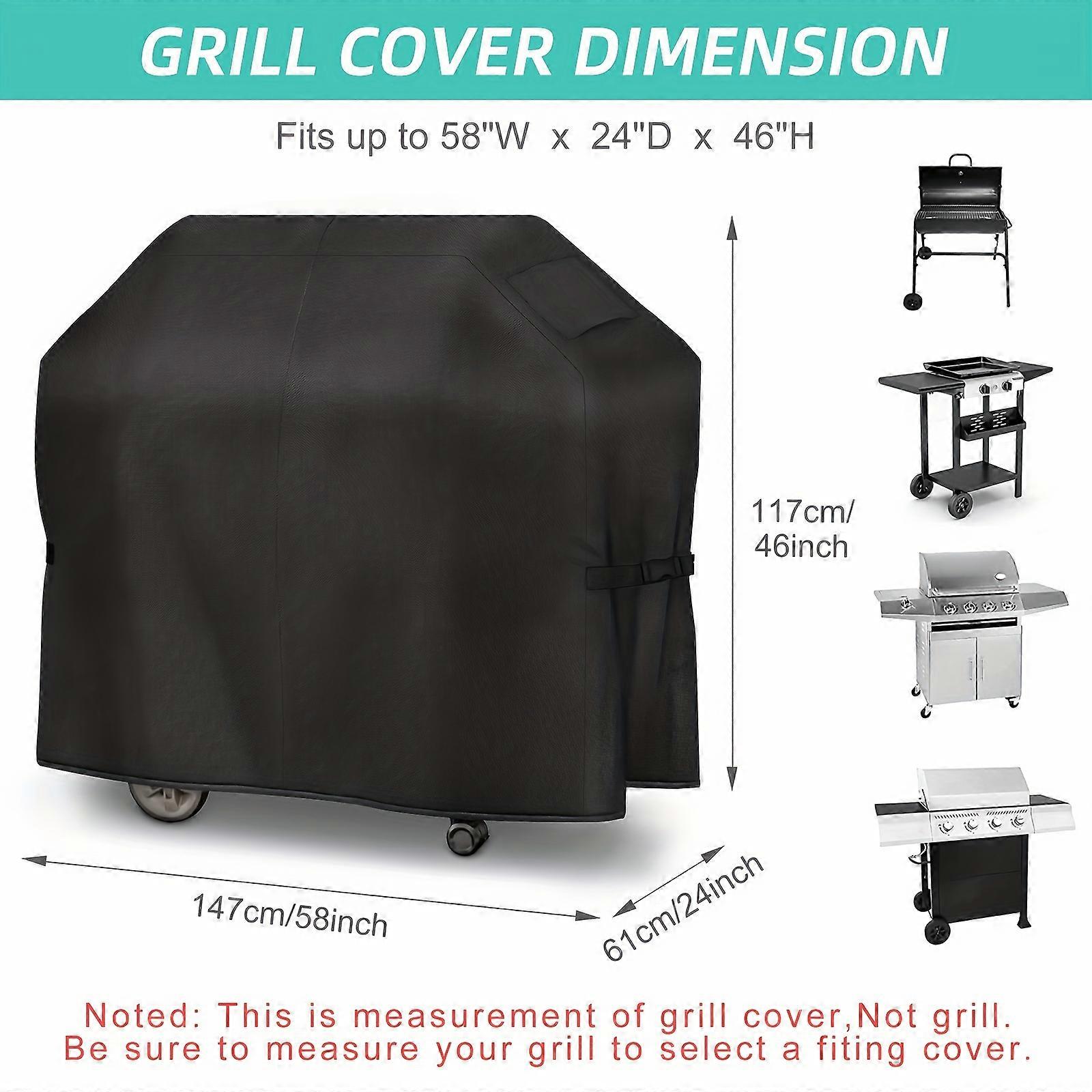 Grill Cover, Suitable For Multiple Models Gas Grill Cover, 58*24*46in