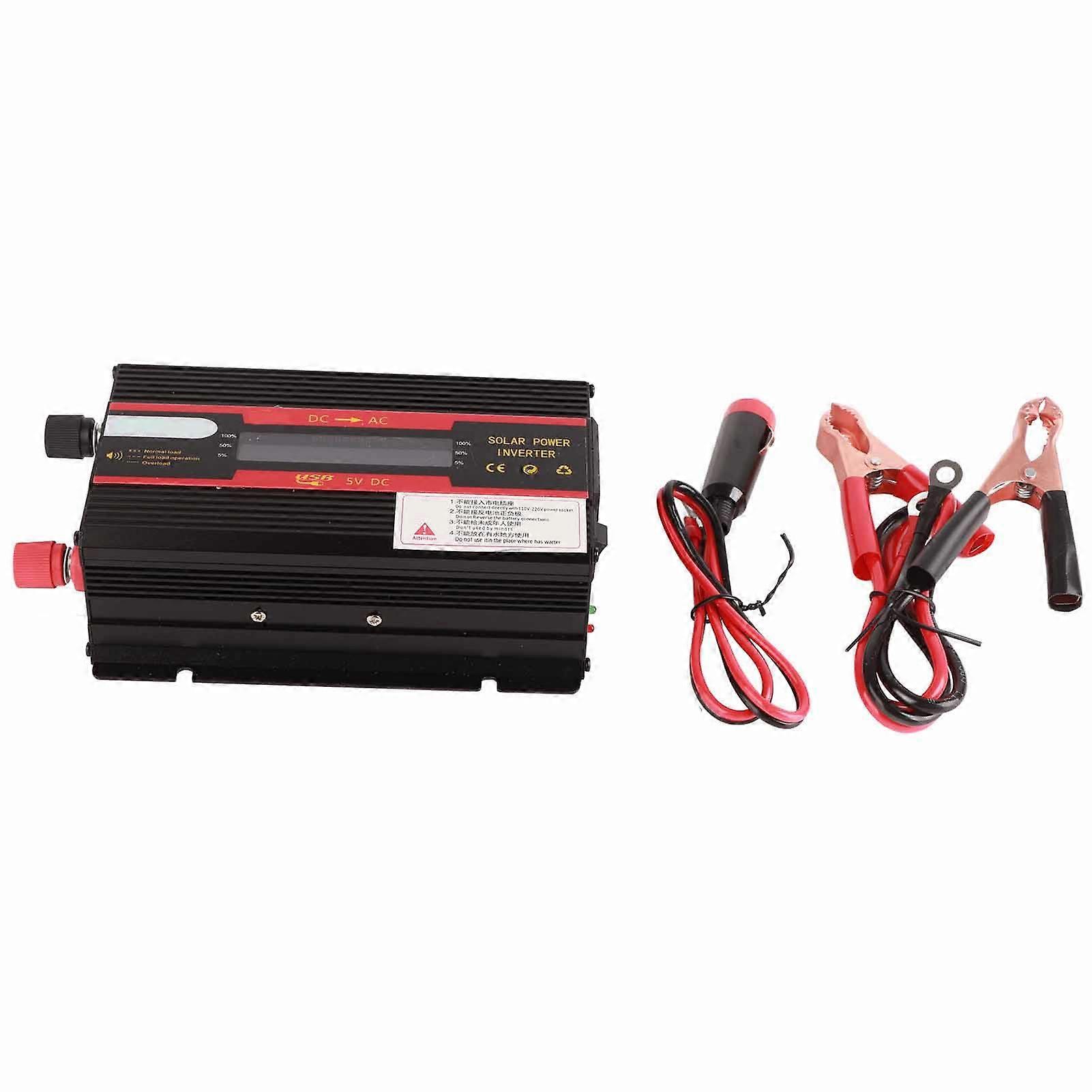 420 Watt Modified Sine Wave Power Inverter 12v 220v 420w Car Power Inverter With Lcd Display Black