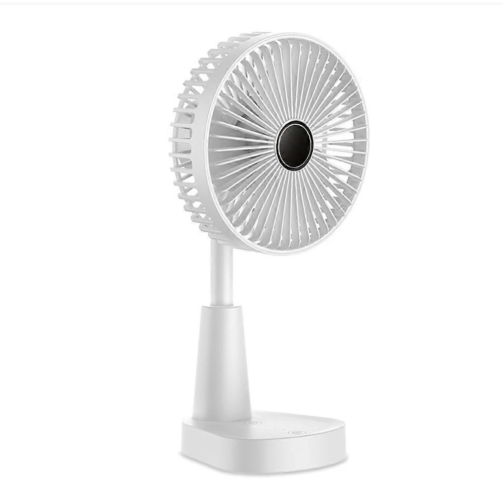 Swing head fan retractable portable mini desktop fan portable small fan.